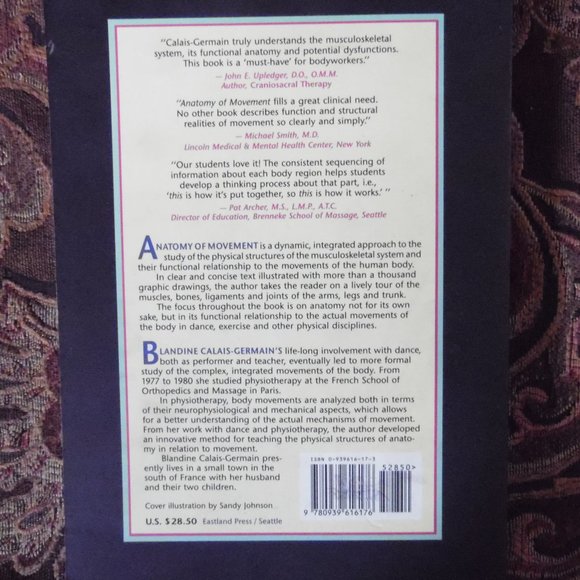 anatomy of movement paperback book ballet ballerina - Picture 3 of 3